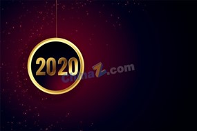 2020金色艺术数字设计矢量